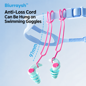 Biurraysh™ Swim Earplugs & Nose Clip Set | Corded Ear Plugs with Case