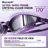 Biurraysh™ Optical Swim Goggles | Anti-Fog Wide-View Swimming Goggles
