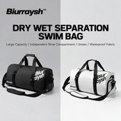 Biurraysh™ Wet-Dry Swim Duffel Bag | Gym Bag with Shoe Compartment