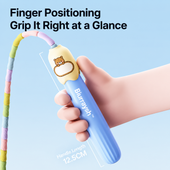 Biurraysh™ Kids’ Beginner Jump Rope | Colorful Segmented Beaded Skipping Rope